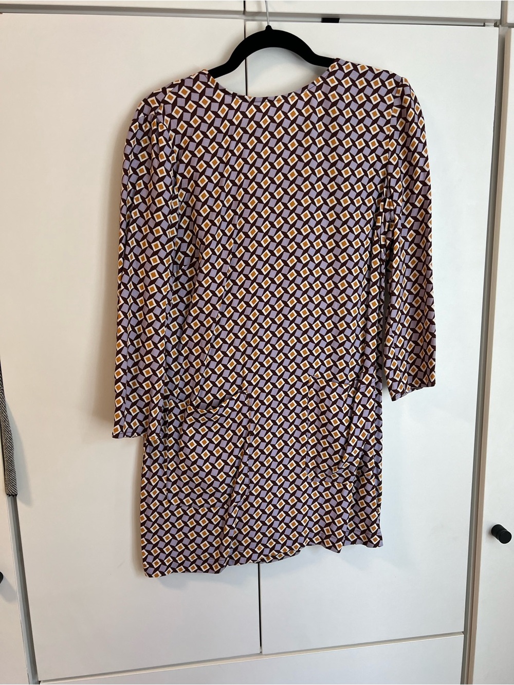 Reformation Mini Dress in Retro Plaza Print